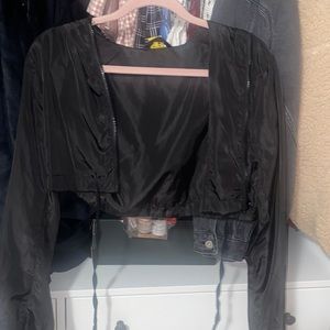 Crop top windbreaker
